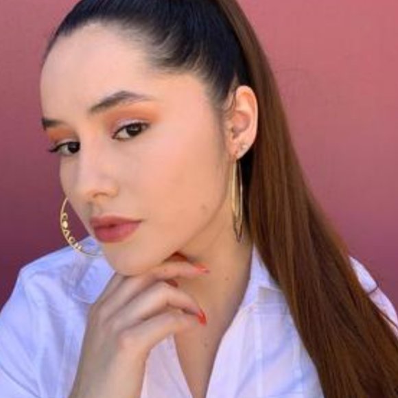 NEW Coach x Jennifer Lopez JLo Signature Large Hoop Earrings Hoops Logo Gold - Picture 5 of 6